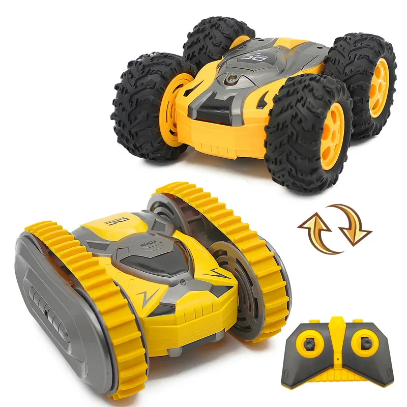 360 вращение автомобиль RC мини трюк с двух сторон дрейф багги 2 4G на гусеничном ходу