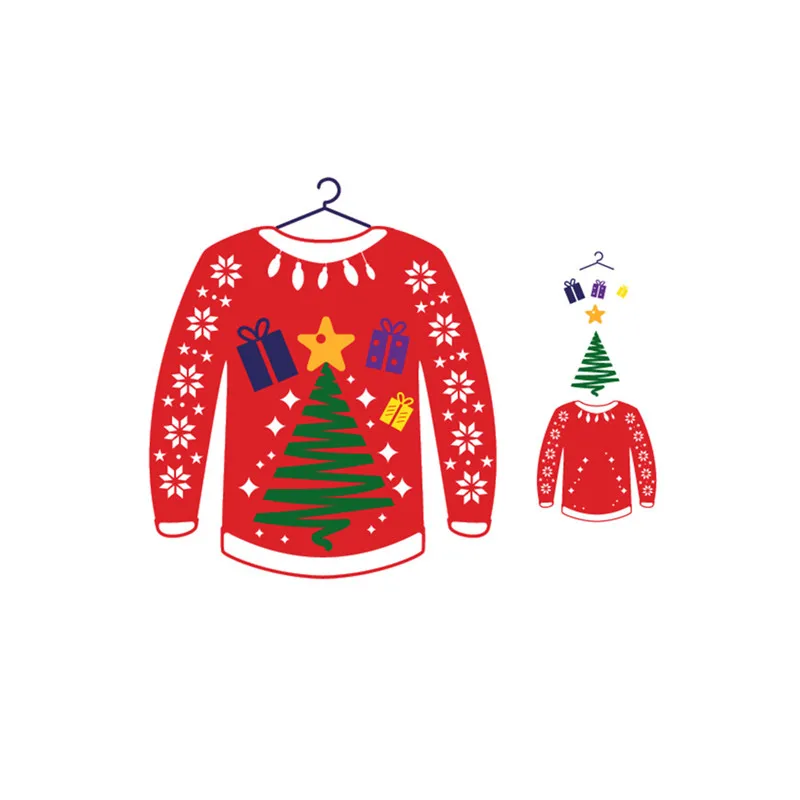 

GJCrafts Cloth Christmas Dies Metal Cutting Dies New 2019 for Card Making Scrapbooking Dies Embossing Cuts Stencil Craft Dies