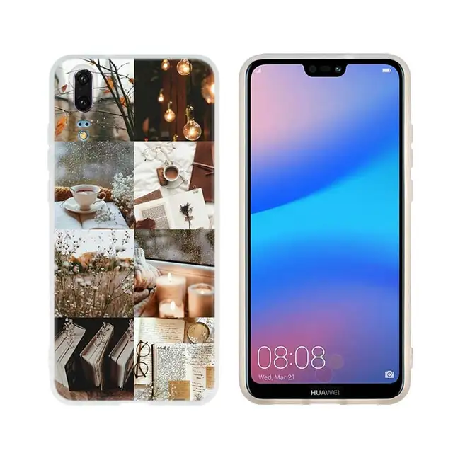 Soft Silicone Case For Huawei P50 P40 P30 P20 Lite E Pro Plus P Smart Z 2019 2020 Coque Winter warmth Phone case 01