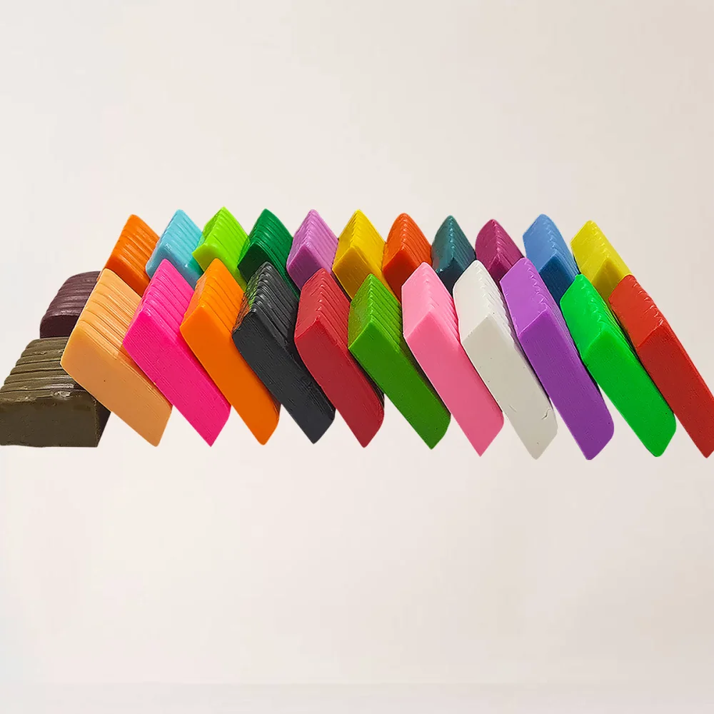 1 Набор 24 цвета печь испечь глину DIY полимерный комплект глины глина для