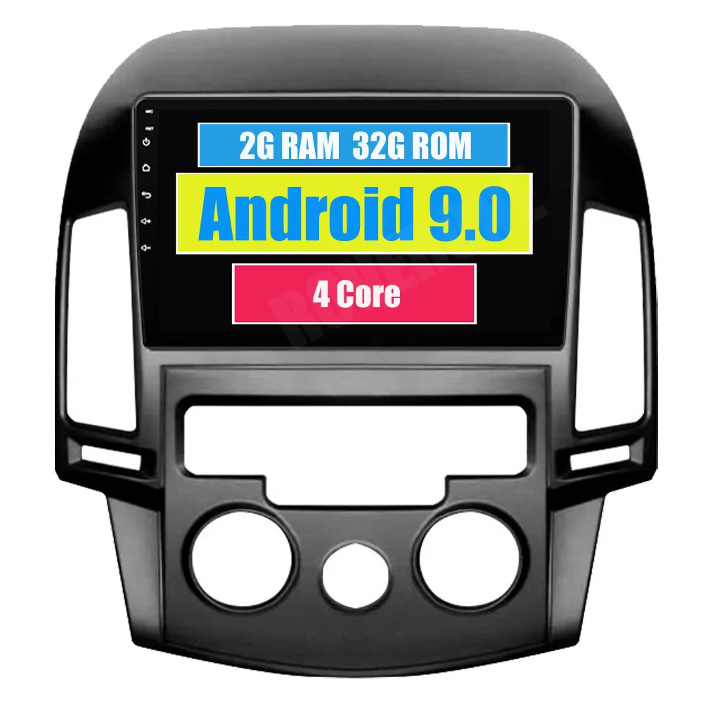 Для Hyundai I30 2006 2011 четырехъядерный Android 9 1 автомобильный Радио Стерео Bluetooth