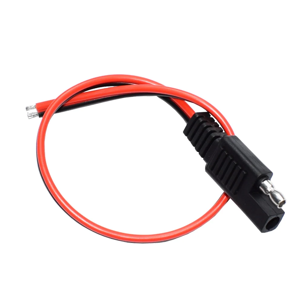 5 шт. SAE Мощность Автомобильный кабель удлинитель для 18AWG 30 см 2 шт/комплект булавки