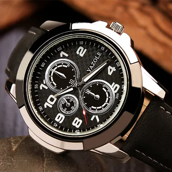 

Original Authentic Imitation 6-pin Three-eye Racing Non-mechanical Men's Sports Watch Quartz Watch Creative Clock Men's Watch B