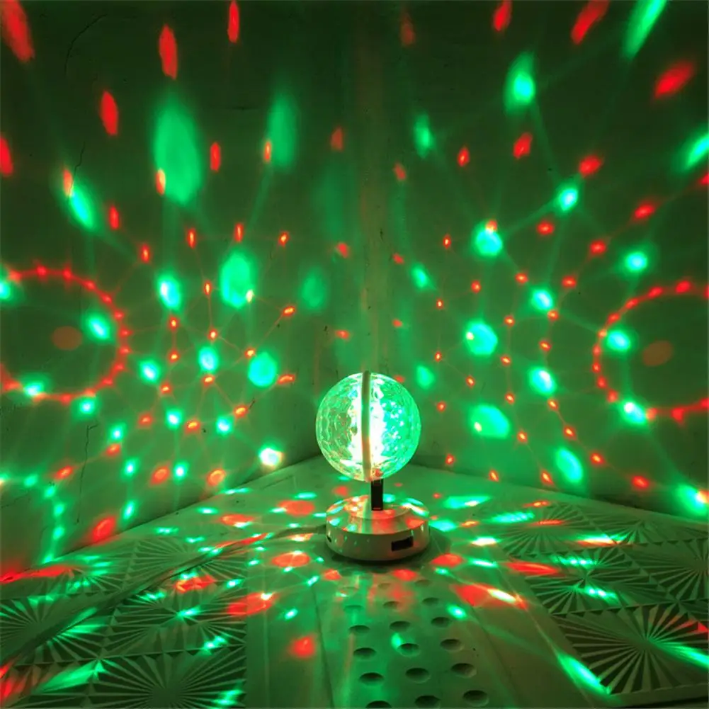 Boule Disco Dj, éclairage sonore de fête Auto USB Mini Disco, lumières  sonores multicolores, décoration d'atmosphère de voiture, lampe magique -  AliExpress