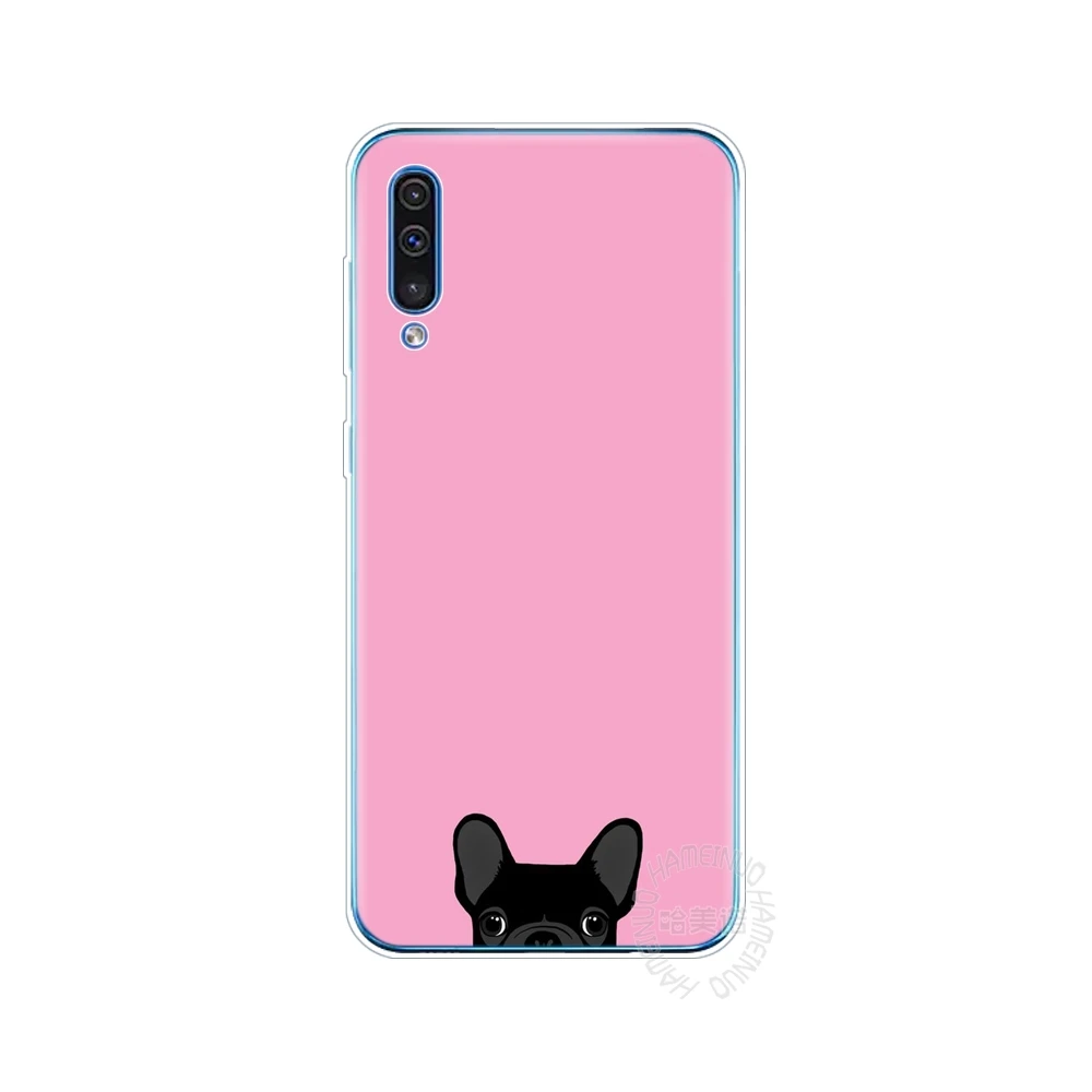 Обложка для телефона из силикона и ТПУ чехол для samsung Galaxy S10 E PLUS A10 A20 A30 A40 A50 A70 A10E A20E M20 крышка французский щенок бульдога