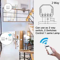 Умный Wi-Fi светильник светодиодный диммер приложение пульт дистанционного управления 1/2 переключатель работает с Alexa Echo Google Home
