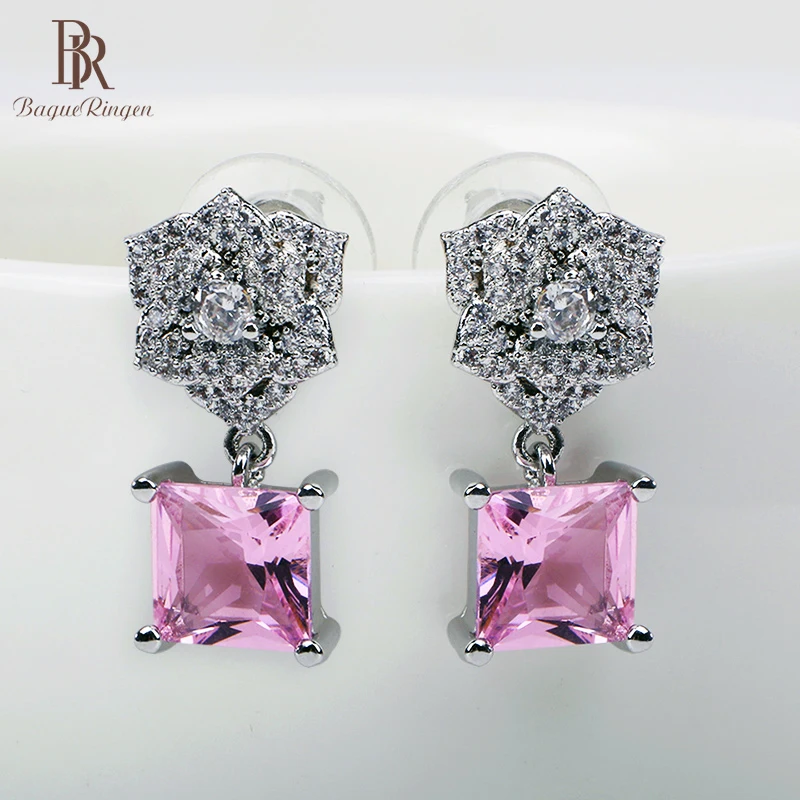 Женские серьги с камнями серебро 925 пробы|Серьги-подвески| |