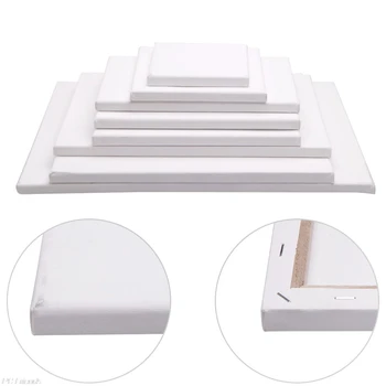 

White Blank Square Artist Canvas Wooden Board Frame For Primed Oil Acrylic Paint