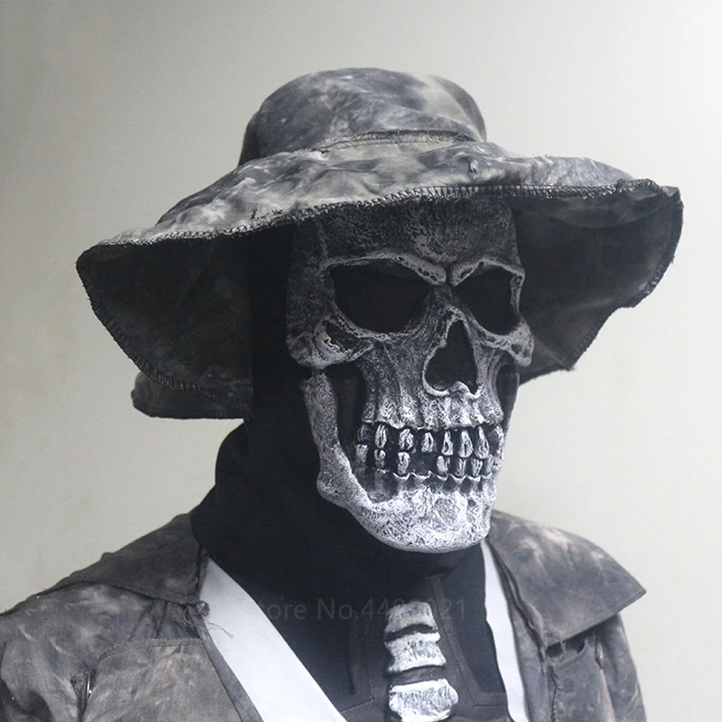 Outfit Halloween Costumes for Men Scary Horror Clothes Sets Carnival Party Skeleton Skull Zombie Cosplay Costume Mask Cosplay