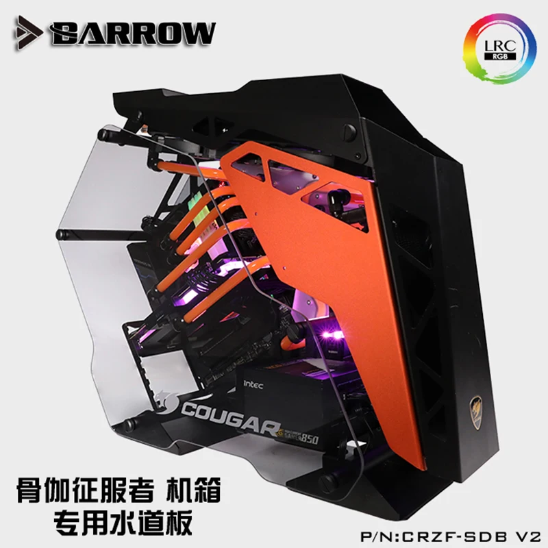 #Special Offers Barrow Acrylic Board as Water Channel use for Cooler COUGAR Conqueror Computer Case use Both CPU and GPU Block RGB Light to AURA #Special Offers Barrow Acrylic Board as Water Channel use for Cooler COUGAR Conqueror Computer Case use Both CPU and GPU Block RGB Light to AURA