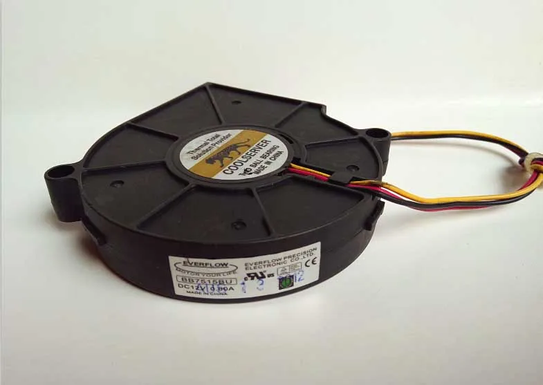 BB7515BU для COOLSERVER DC 12V 0.80A 4-проводной Сервер вентилятор охлаждения