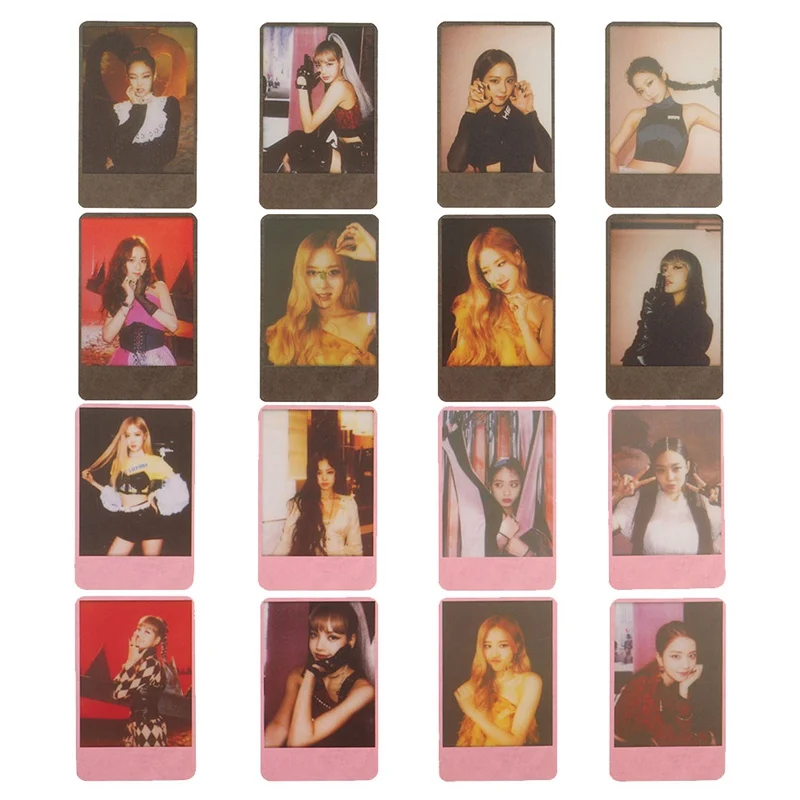 8 шт./компл. KPOP BLACKPINK альбом самодельные Бумага ЛОМО карта фото плакат Фотокарта вентиляторы подарок коллекция набор канцелярских принадлежностей