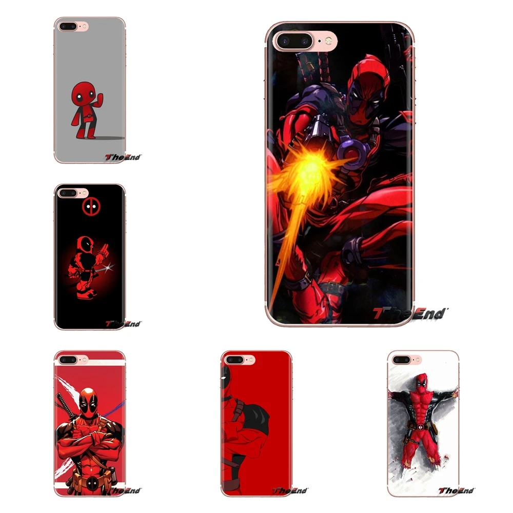 Для samsung Galaxy S2 S3 S4 S5 MINI S6 S7 edge S8 S9 Plus Note 2 3 4 5 8 Coque Fundas Deadpool Art Мягкие прозрачные чехлы |