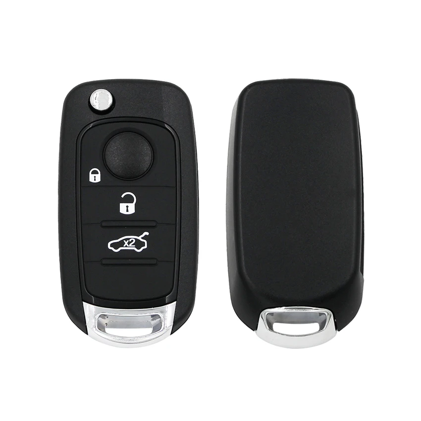 3 button Folding Flip Remote Key shell for Fiat new model keys
