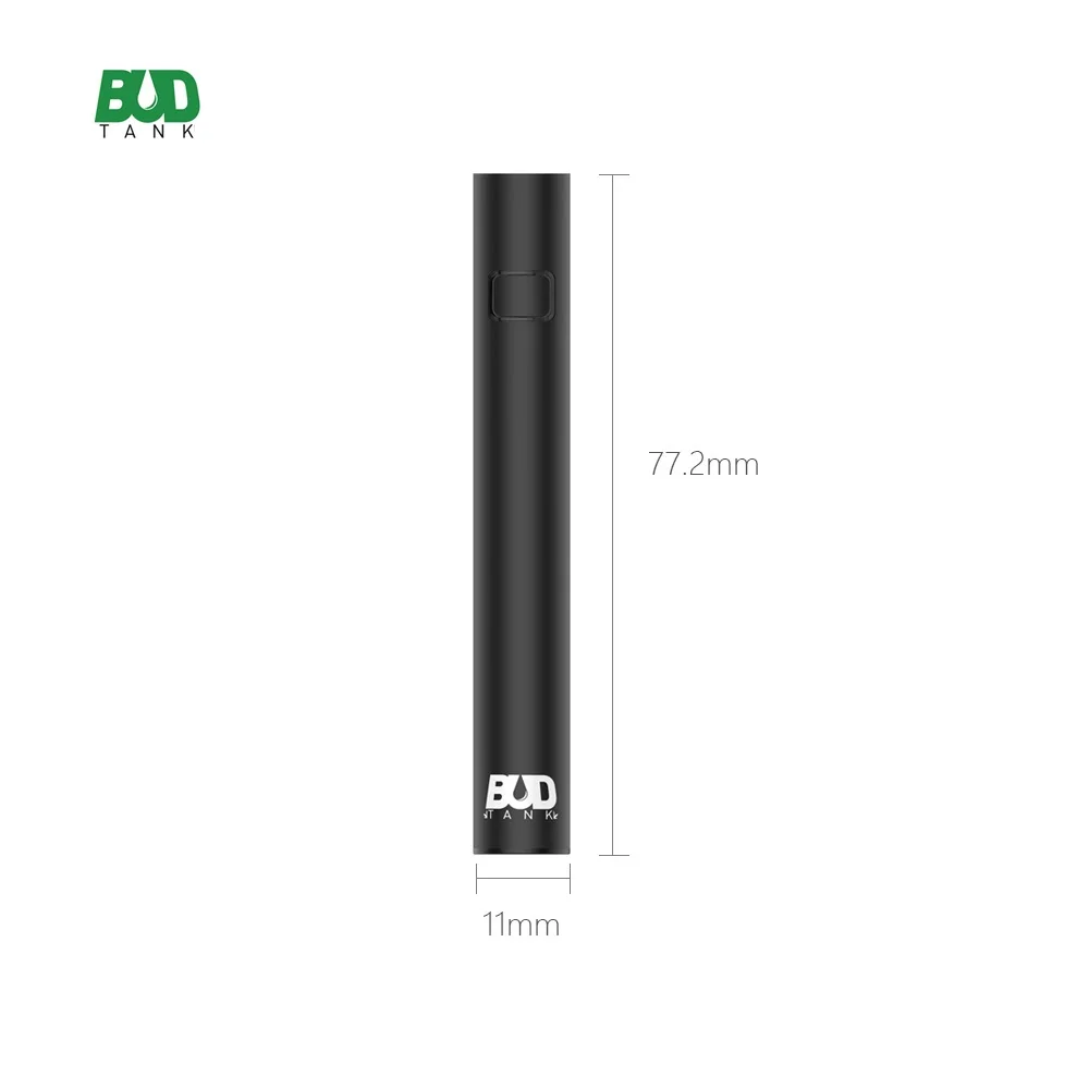 Vape Mod BUDTANK B15B электронная сигарета мод 290 мА/ч, различный вольтаж, Напряжение батарея предварительного нагрева для 510 нить Vape танк с USB кабелем