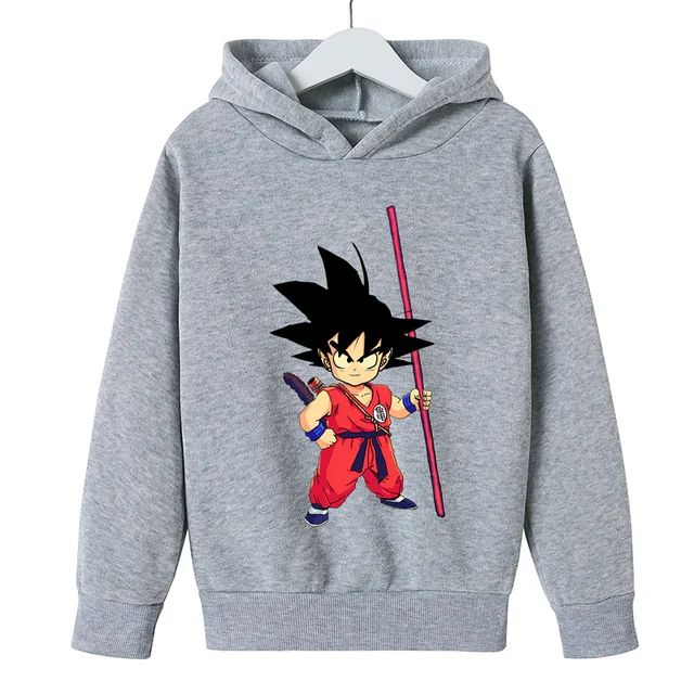 Descripción Correctamente postre Goku Sudadera con capucha de Dragon Ball Y Vegeta para niños, ropa de Anime  japonés, Gohan Beerus, Tops|Sudaderas con capucha y sudaderas| - AliExpress