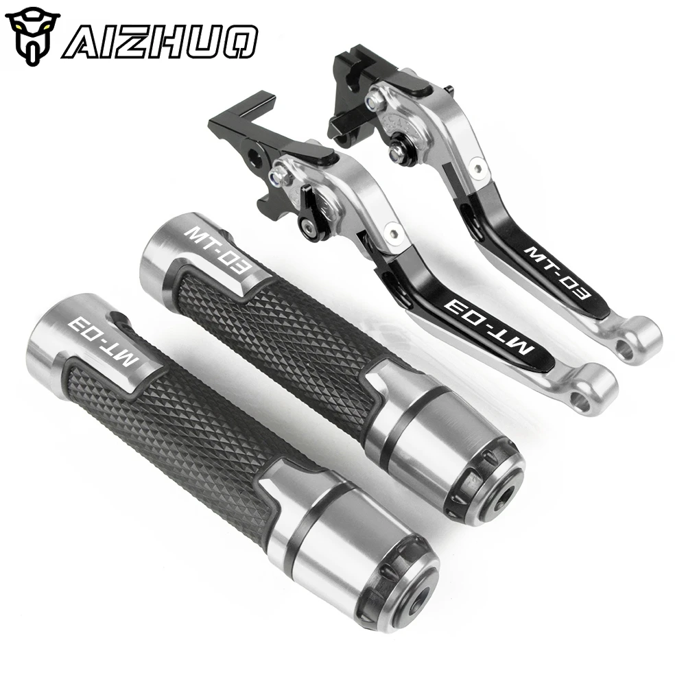 silver Для Yamaha FZ6N FZ6 N 1998 1999 2000 2001 2002 2003 мотоцикл регулируемые Складные Выдвижные Тормозные Рычаги сцепления+ ручки - Цвет: silver