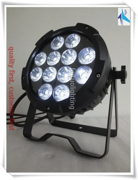 H-8 xlot с fly чехол водонепроницаемый 8CH dmx управление звуком 12x10 Вт led par can rgbw 4in 1 par 64 наружная концертная подсветка