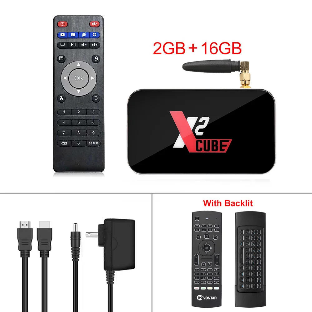 2GB 16GB MX3 X2 Pro 4 ГБ/32 ГБ Android tv Box X2 Cube 2 ГБ/16 ГБ Smart tv BOX Android 9,0 S905X2 DDR4 ram 2,4G/5G Wifi 1000M BT4.2 медиаплеер - Цвет: 2GB 16GB MX3