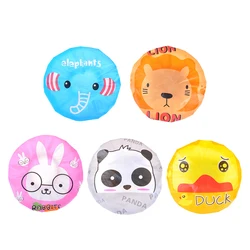 One Piece Cute Shower Cap Satin Waterproof Cartoon PVC Bathing Hat Lovely Practical Shower Hat for Children Kids Baby