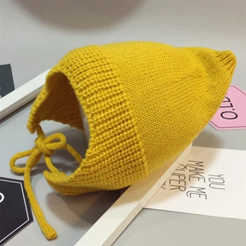 

New Baby Knitted Cap Street Dance Hip Hop Hat Spring Autumn Baby Hat Scarf for Boys Girls Winter Warm Solid Color Children Hat