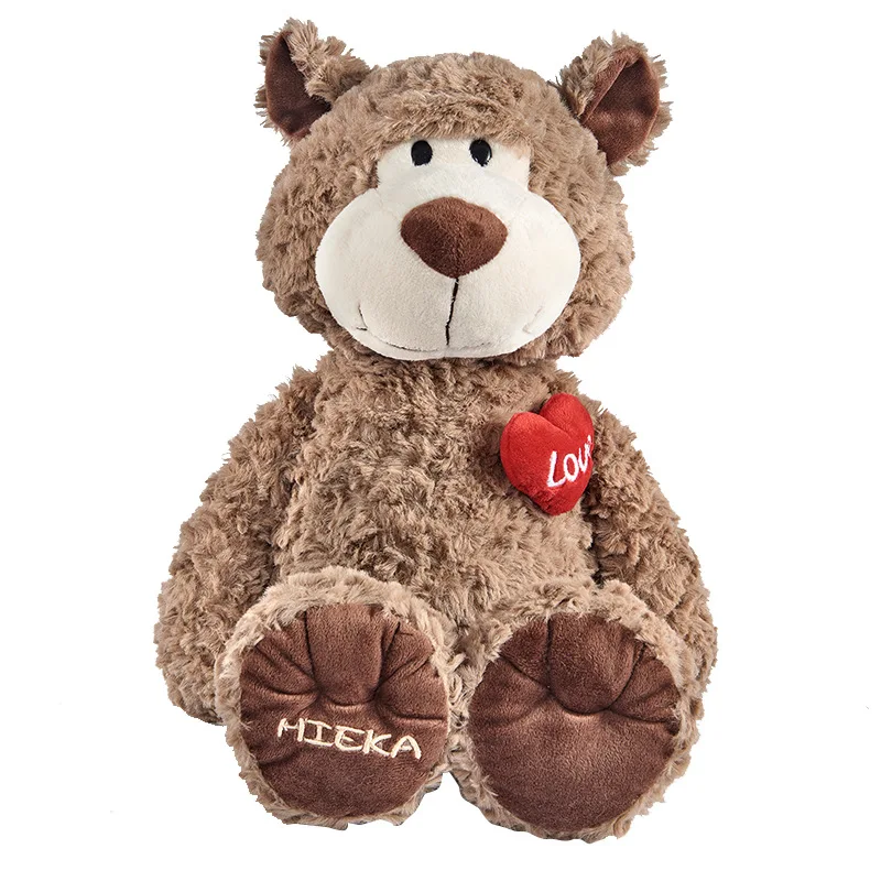 

Love Bear Plush Filled Soft Comforting Cartoon Doll Birthday Gift Creative Children's Toys