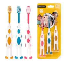3 шт. детская зубная щетка, Детские эфирные мягкие щетки для волос для зубов, Мультяшные зубные щетки с оленем, уход за полостью рта зуб, щетка