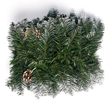

With Pine Cones Ornament Rattan Berries PVC Party Accessories Christmas