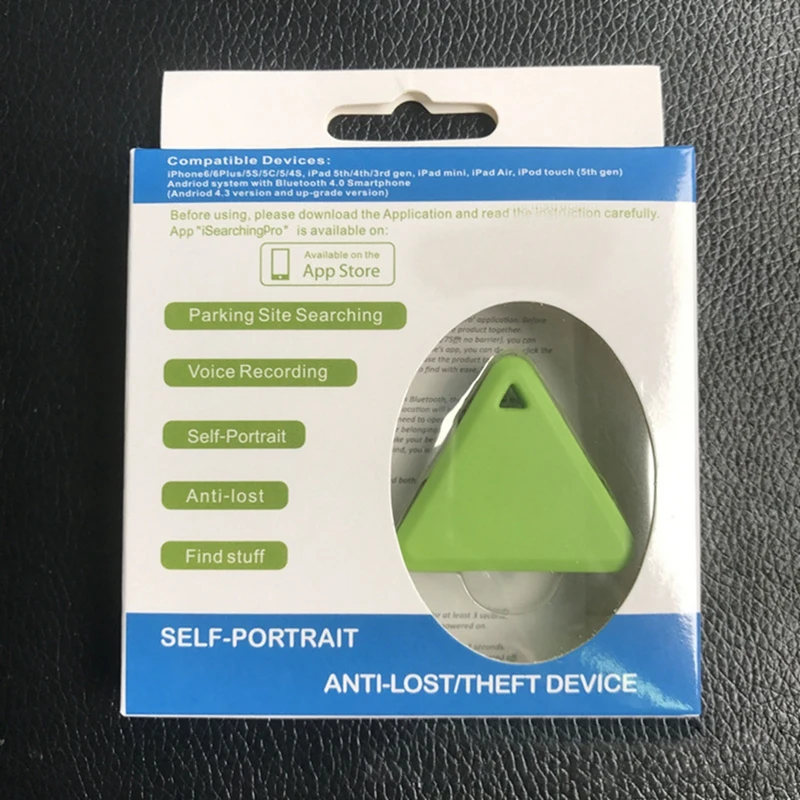 Треугольник Bluetooth тег монитор ключ бумажник Домашние животные ребенок анти потеря искатель локатор 2-Ways сигнализация