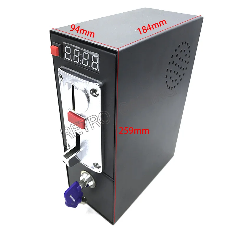 US $129.00 DG600F Coin operated Timer Control box with six kinds coin selector acceptor for washing machine TV Massage chair