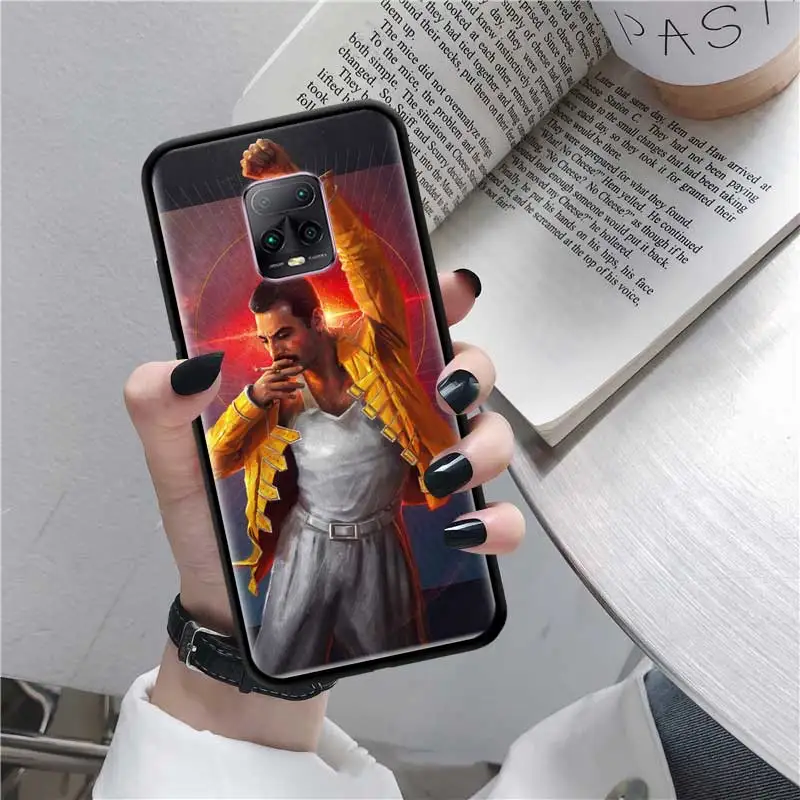 Black Tpu Capa For Xiaomi Redmi Note 8 9S 8T 9 7 10X 5G K30 Pro Zoom 7A 8A K30i Coque Phone Cases Freddie Mercury Queen Band Black Tpu Capa For Xiaomi Redmi Note 8 9S 8T 9 7 10X 5G K30 Pro Zoom 7A 8A K30i Coque Phone Cases Freddie Mercury Queen Band