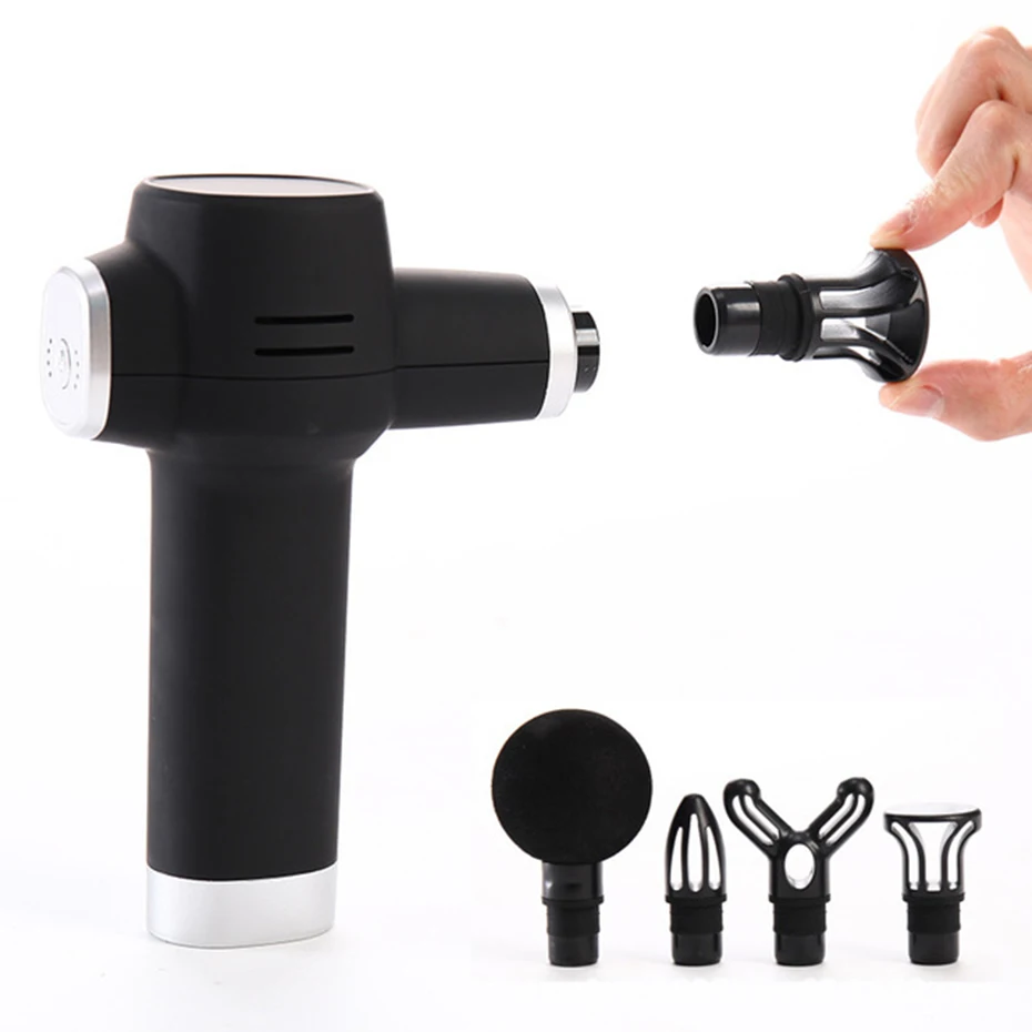 Электрический мини пистолет для массажа мышц портативный карманный облегчения