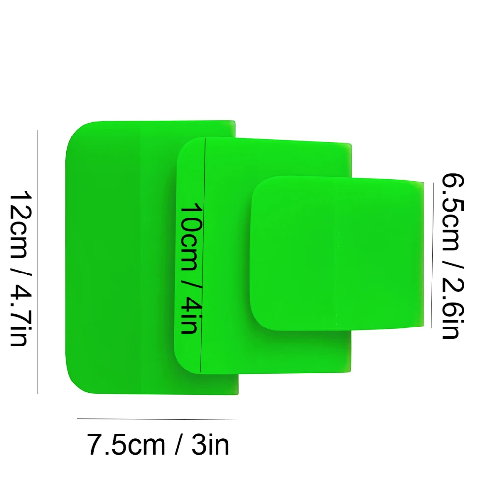 Car Wrapping Tools TPU Carbon Fiber Car Film Install Squeegee Pink Green Scraper PPF Vinyl Wrap Water Ice Wiper Auto Household Cleaning Tint Tool