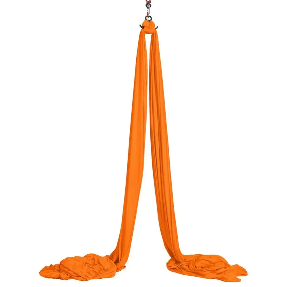 PRIOR FITNESS 10 Meters Yoga Aerial Silks Fabric for Acrobatic Fly Yoga Swing Trapeze Silk Dance Hammock