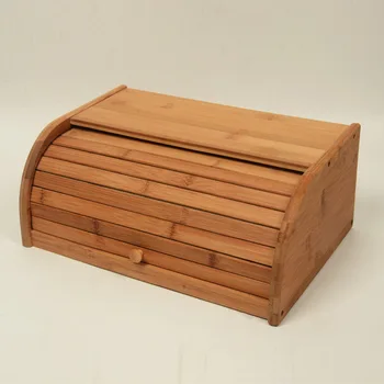 

Environment Friendly Ordinary Bamboo Bread Box Storage And Finishing Of Bamboo Products Items kitchen Accessories Organizer