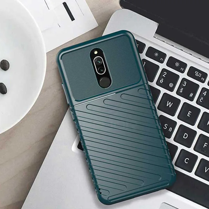 

Phone Case For Xiaomi Redmi 8 Case Luxury Soft silicon TPU 360 Full Protection Shockproof Armor Cover On For Xiaomi Redmi 8