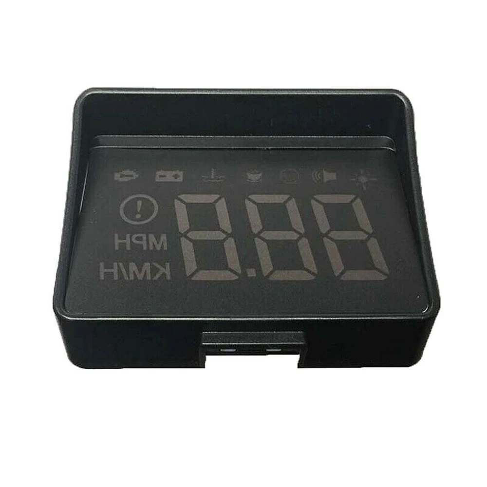 Новейший A100S с блендой на лобовое стекло проектор OBD2 II EUOBD автомобильный HUD Дисплей Система Предупреждение о превышении скорости сигнализация напряжения