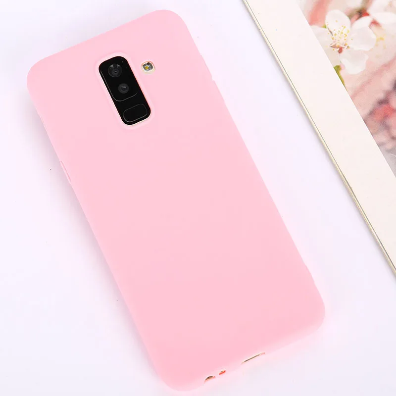 Dark Pink Цветной ТПУ силиконовый матовый чехол для samsung Galaxy J3 A5 J7 A3 A7 J5 мягкая задняя крышка для samsung S9 S8 Plus S7 Edge Note 9 8 - Цвет: Dark Pink