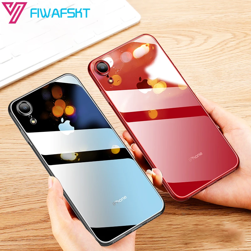 Чехол с покрытием для iPhone 7 8 Plus XR XS Max X 6 6s Plus 7 Plus, прозрачный силиконовый чехол, роскошный мягкий ТПУ чехол для телефона Aurora