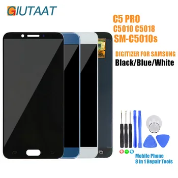 

Replacement LCD Display Screen Touch Digitizer Assembly for Samsung Galaxy C5 PRO C5010 C5018 SM-C5010s 5.2Inches