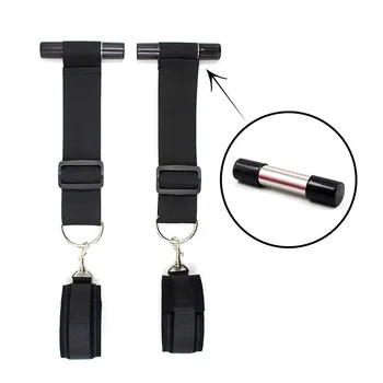 Sex Furniture Swing Hanging Door Erotic Swing Handcuffs Wrist Hand Cuff for Couples Woman Sex Position Bdsm Bondage Adult Games 3