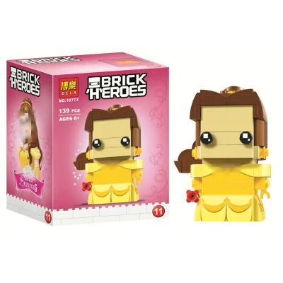 10772 with box Brickheadz капитан Армандо Салазар Джек Воробей Belle Beast строительные блоки кирпичи игрушки для детей Подарки - Цвет: 10772 with box