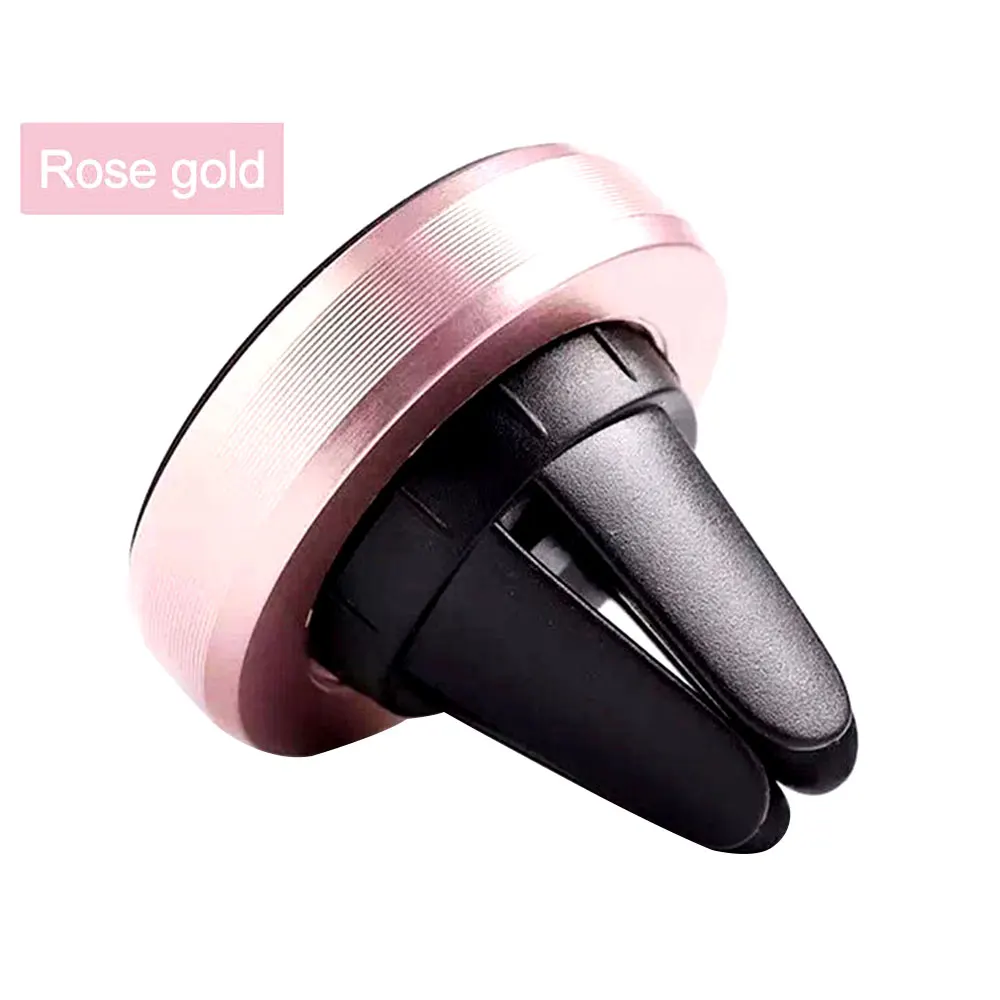 Rose Gold Vehemo gps держатель Подставка для телефона украшение автомобиля магнитный держатель для смартфона, устанавливаемое на вентиляционное отверстие в салоне автомобиля, аксессуары для автомобиля - Название цвета: Rose Gold
