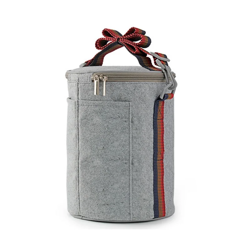 insulated bag 3 DIDIHOU, термоконтейнер для ланча, Bento Box для хранения еды, для кемпинга, портативный, для пикника, набор посуды, сумка, контейнер, Штабелируемый Ланч - Цвет: insulated bag 3