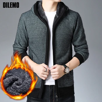 

2020 Thick Velvet Warm Fleece Jacket New Fashion Windbreaker Jackets Men Street Style Trend Overcoat Casual Coat Mens Clothing