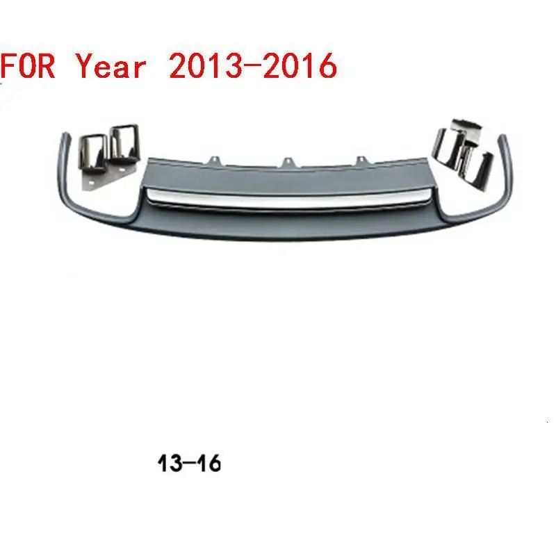 Automobile Exterior Decorative Mouldings Front Tuning Car Lip Rear Diffuser Bumpers 09 10 11 12 13 14 15 16 17 FOR Audi A4L