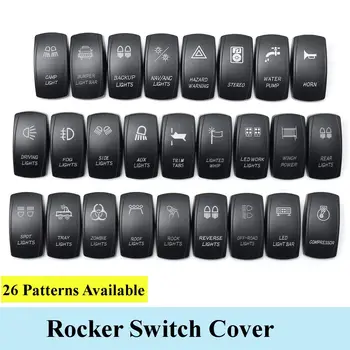 

Boat Car Truck Carling Rocker Switches Cover Cap Laser Etched Labeled Led Arb Rocker Switch Cover Cap
