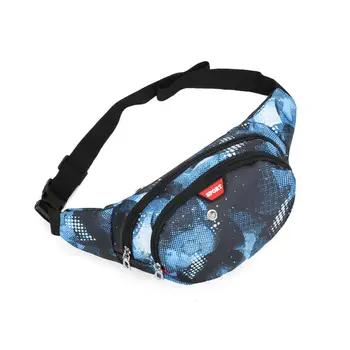 

Fashion Unisex Floral Print Waist Fanny Pack Belt Shoulder Crossbody Bag Phone Pouch Travel Hip Bum Purse