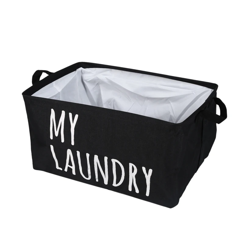 Новая Корзина для белья из полиэстера и хлопка My Lundry, корзина для хранения одежды, коробка для хранения мусора, коробка для хранения