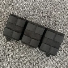  Tactical Vest Triple Magazine Pouch 5.56 + 5.56 + 5.56 System Side Mag Pouch Ammo Clip Bags Holder Pocket 